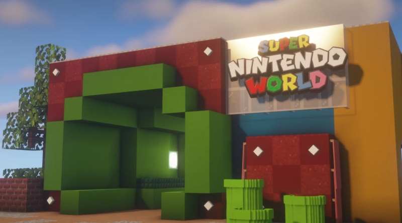 Теперь вы можете посетить мир Super Nintendo в Minecraft