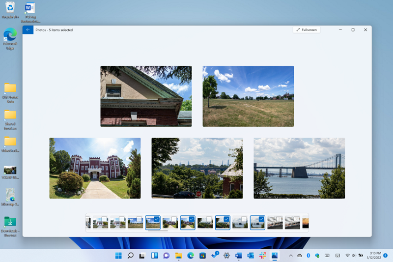 Приложение «Фотографии» в Windows 11